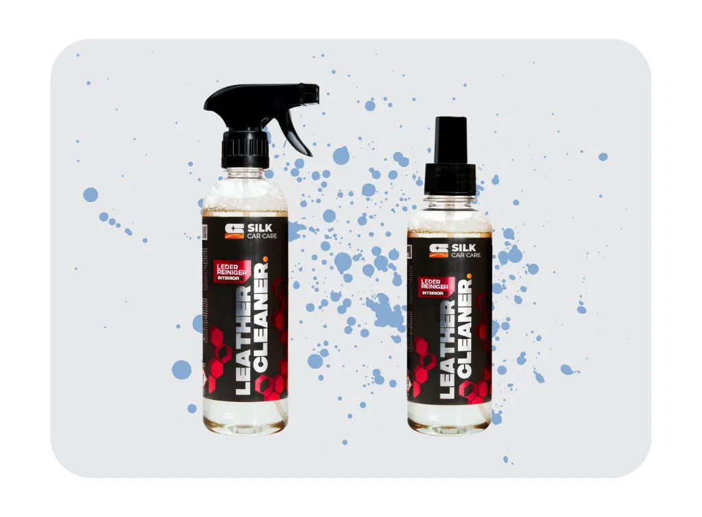 Autolederreinigung und Pflege mit Lederreiniger