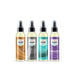 Autoparfüm-Kollektion 4 x 50 ml mit Golden Drive, Urban Leader, Wild Essence und Unbeaten auf weißem Hintergrun