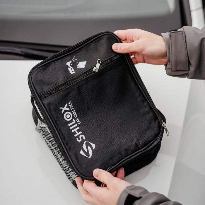 Autopflege-Tasche mit Innenfächern und Reißverschluss