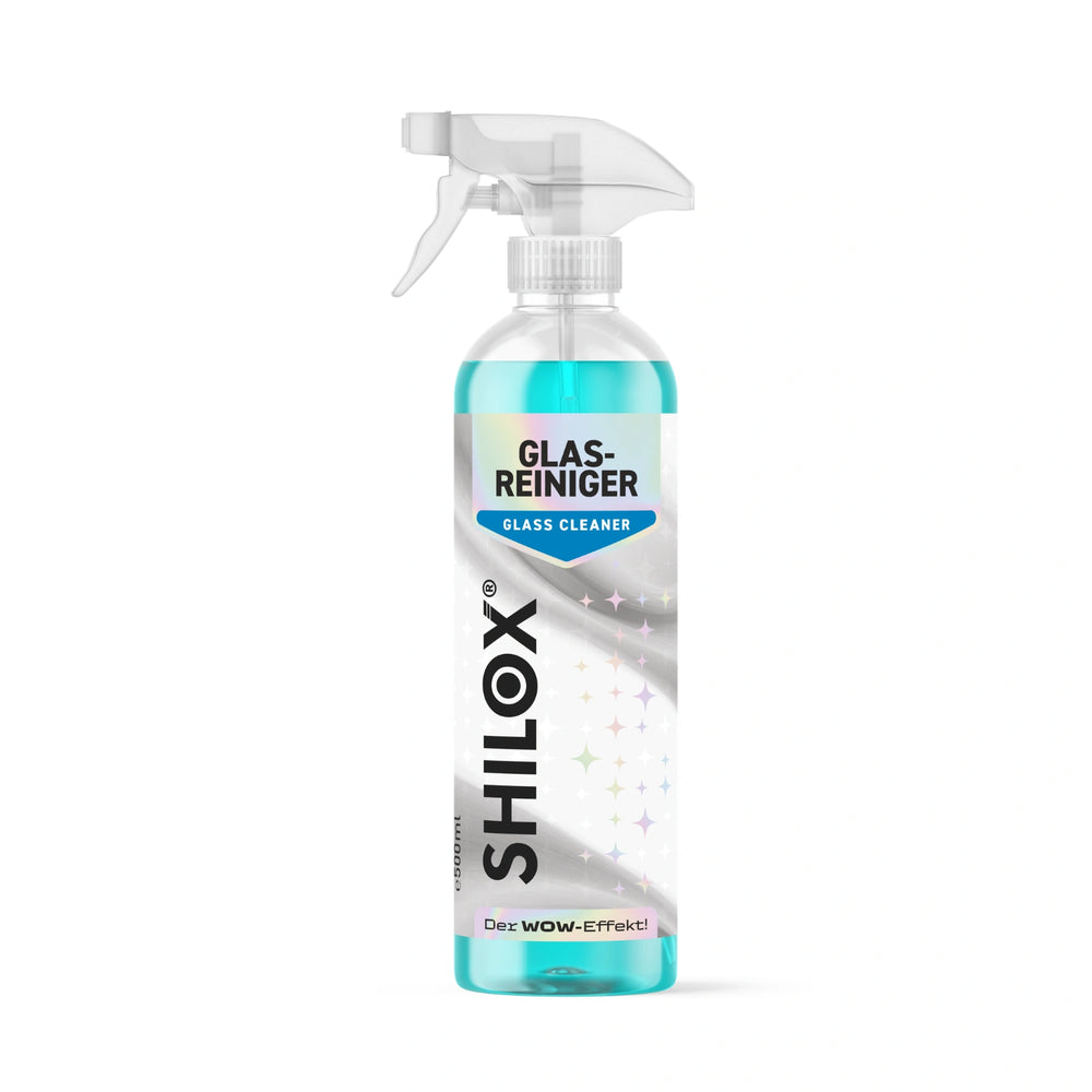 SHILOX Glasreiniger Auto – streifenfreier Glasreiniger für saubere Scheiben, entfernt Fett, Insekten und Schmutz effektiv