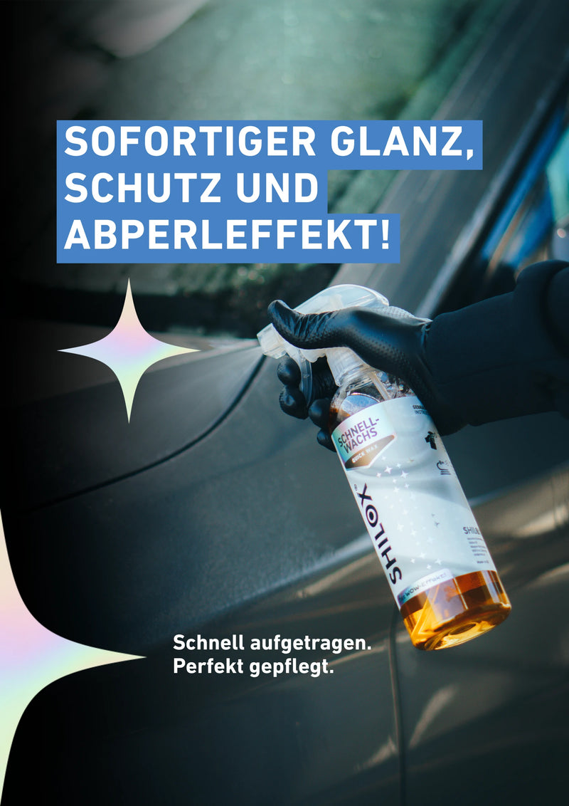 SHILOX Schnellwachs für sofortigen Glanz, Schutz und Abperleffekt