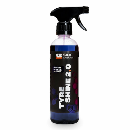 Tyre Shine 2.0 Reifenpflege 500 ml von Silk Car Care für tiefschwarze und gepflegte Autoreifen